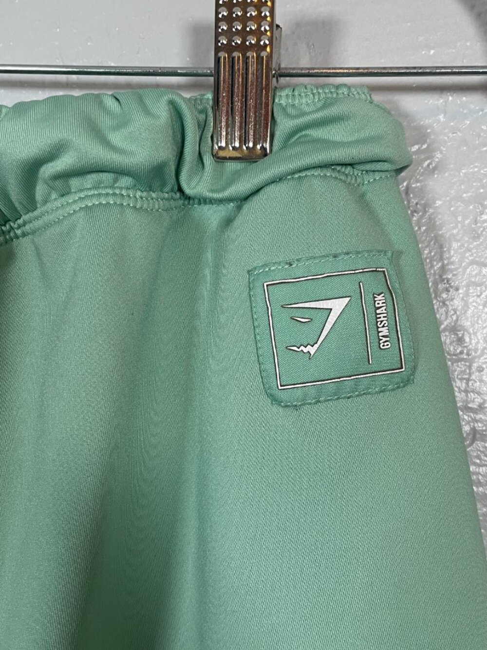 Gymshark Women XS Green Recess Shorts Snaps Pocket Drawstring Athleisure Workout - Picture 5 of 7